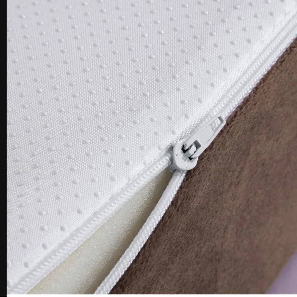 Supportive Medium Firm Foam Mattress - Brown and White